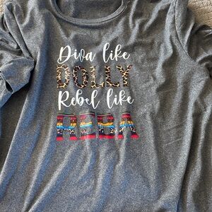 Gray Graphic Short Sleeve Tee